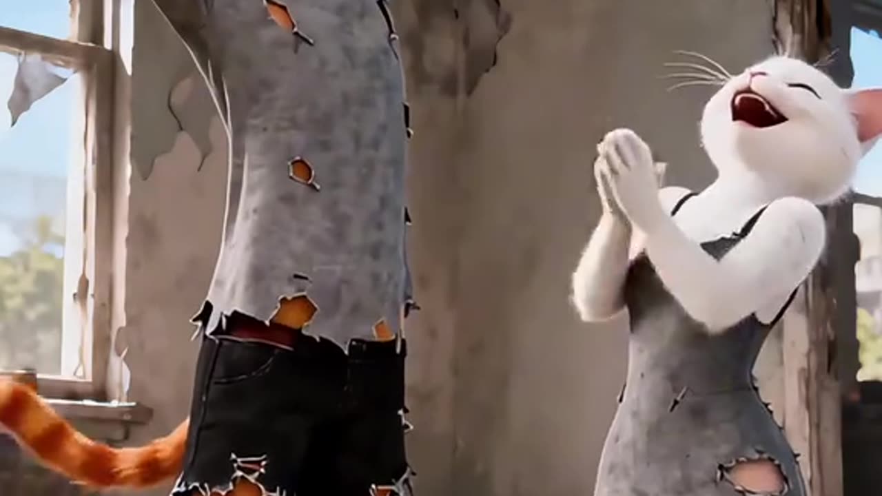 the harsh reality of life, as exemplified by cats