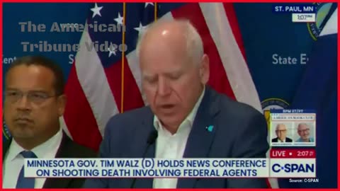 WATCH: Walz Loses It Bigly Over Trump's Ongoing ICE Crackdown