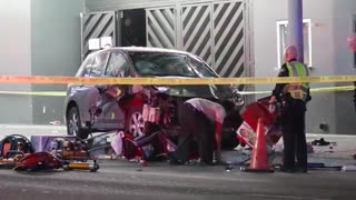 Vehicle drives into crowd in Los Angeles, injuring at least 28; 3 in critical condition