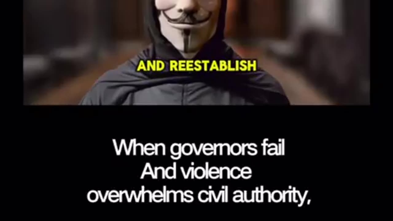 Law without order is chaos