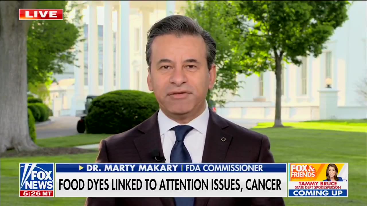 FDA Marty Makary on phasing out petroleum-based food dyes ~ Fox News 7.15.25
