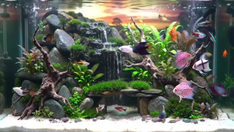 Aquarium Escape: Peaceful Underwater Scenery