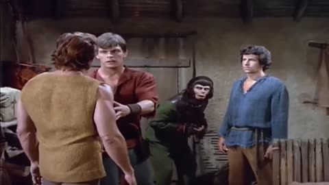 1974 Planet of the Apes Marc Singer & William Smith guest star in The Gladiators