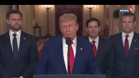 LIVE | Donald Trump LIVE | Trump Delivers National Address On Iran Airstrikes | Takes Responsibility