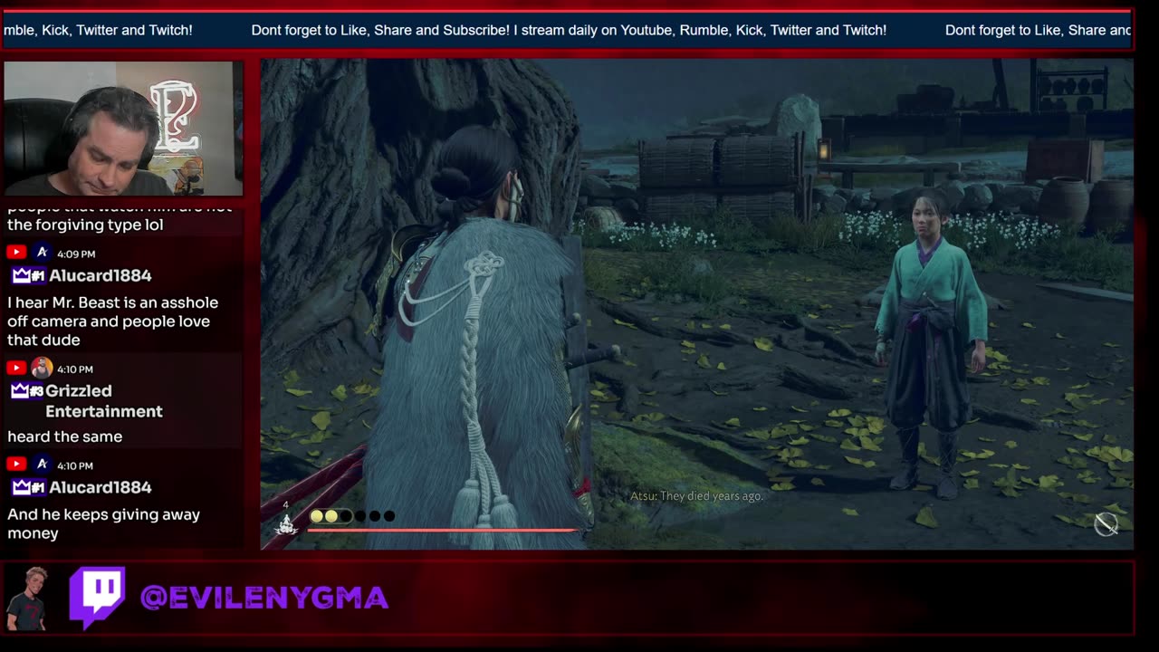 Friday is here! Ghost of Yotei Stream! Help me get to 50 followers!