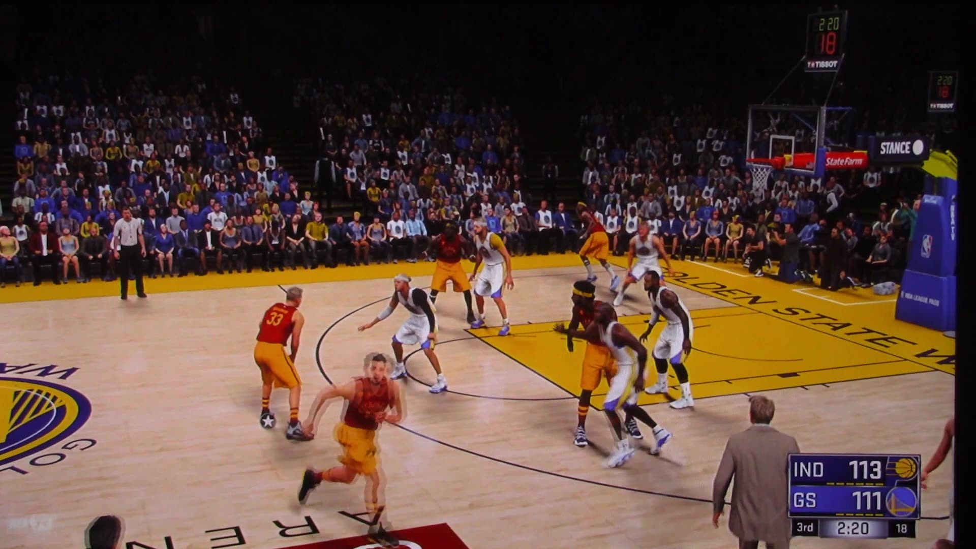 NBA2K: Indiana Pacers vs Golden State Warriors (Buzzer Beater)