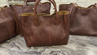 Requested: Portland Leather Nutmeg & Cinnamon Bear Color Comparison.