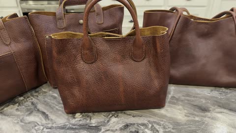 Requested: Portland Leather Nutmeg & Cinnamon Bear Color Comparison.