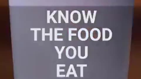 You are what you eat