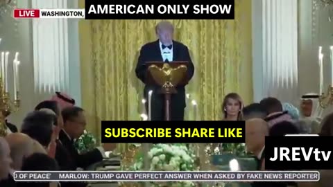 CROWN PRINCE & ELON MUSK AT TRUMP DINNER IN WASHINGTON D.C.