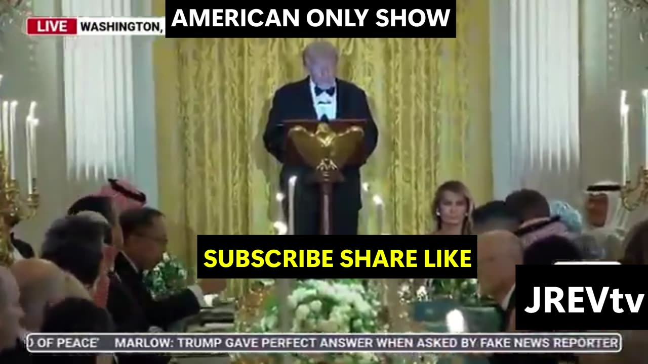 CROWN PRINCE & ELON MUSK AT TRUMP DINNER IN WASHINGTON D.C.