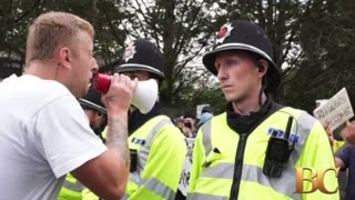 Scuffles, arrests as protesters across UK rally against asylum hotels
