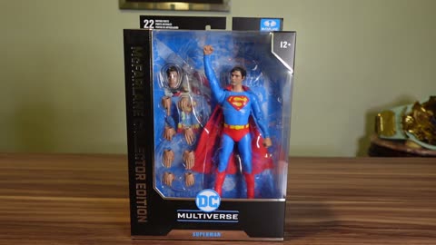Superman 1978 Film Action Figure [Mcfarlane Collector Edition] - ASMR Unboxing