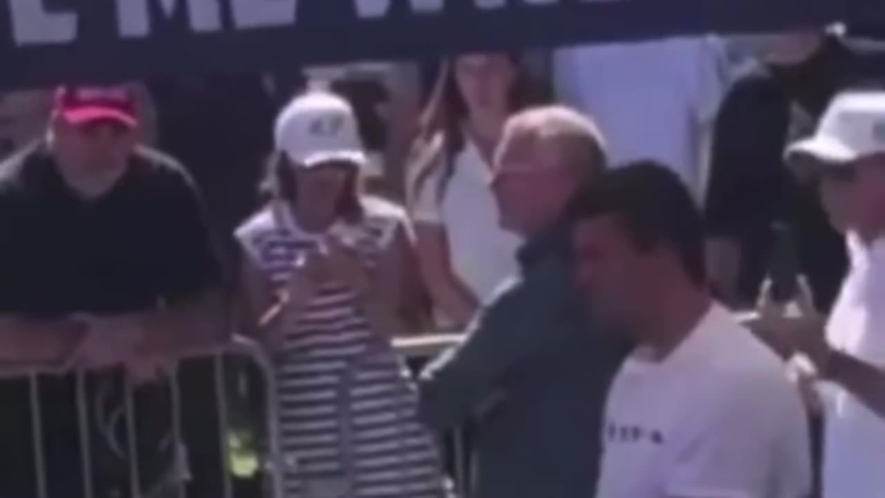 If He is NOT Part of Charlie's Security-Then He is Giving Signals