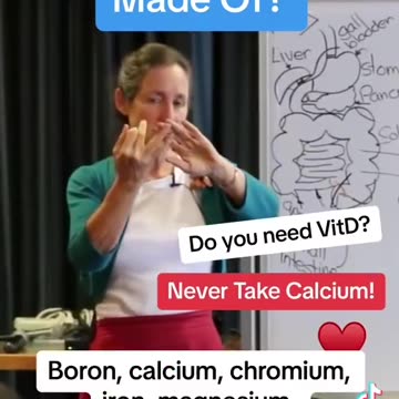 Bones are made of minerals. stop taking Calcium.