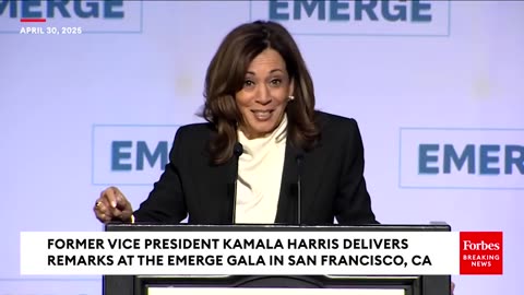 Kamala Harris: 'Constitutional Crisis' Is Occurring Under Trump 100 Days Into His Presidency