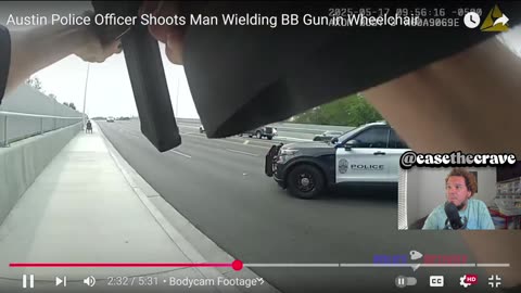 BODYCAM REACTION: Austin Police Officer Shoots Man Wielding BB Gun in Wheelchair