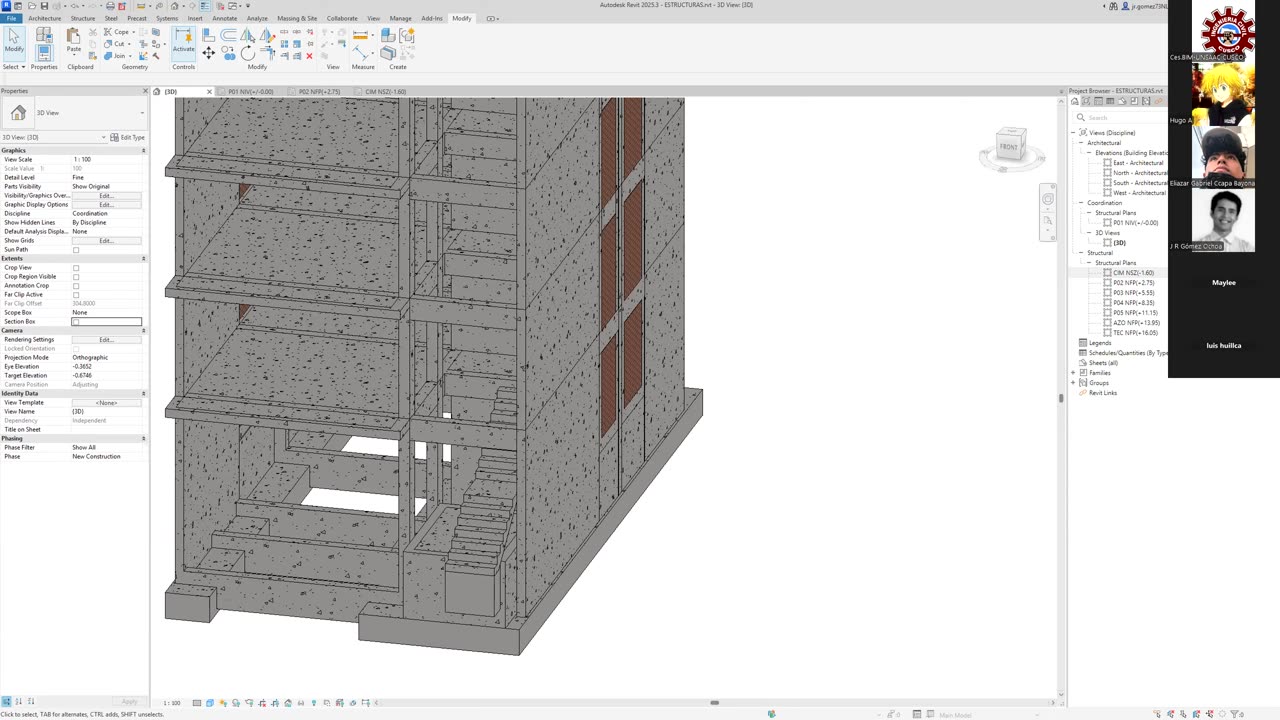 SESIÓN 07 MODELADO BIM CON REVIT ESTRUCTURAS