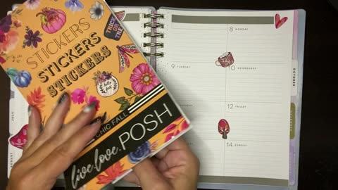 September 8-14 weekly in my dashboard planner