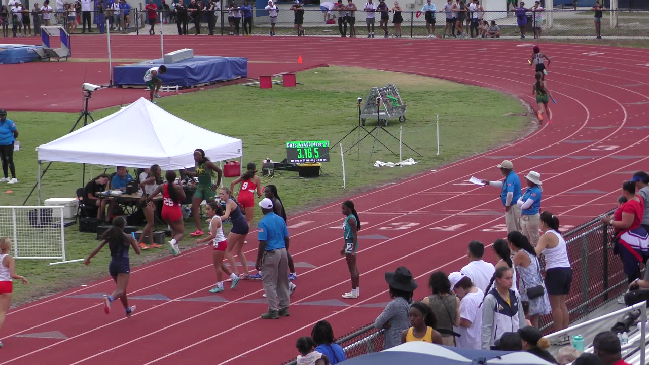 Girls 4x400m Relay Final Section 1 - 2025 FHSAA 4A Region 4