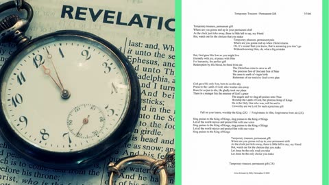Temporary Treasure/Permanent Gift, Lyrics from A Christmas Album