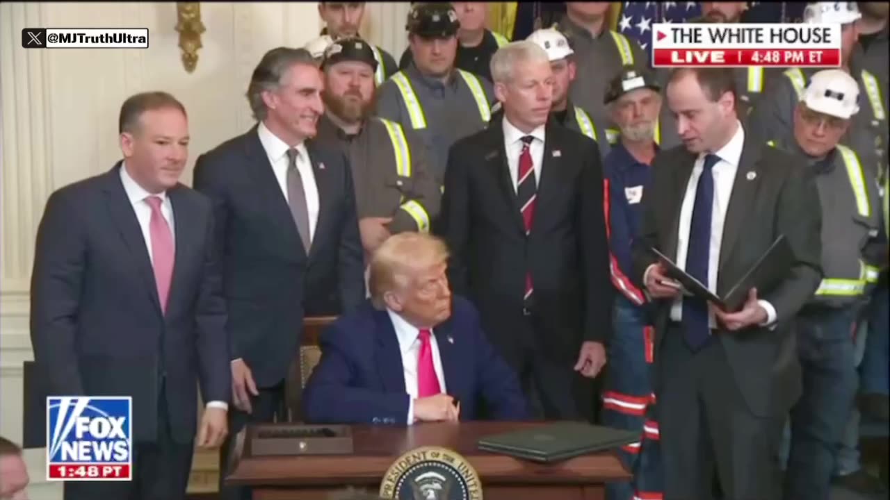 President Trump signs a Flurry of Executive Orders to bring the COAL INDUSTRY BACK