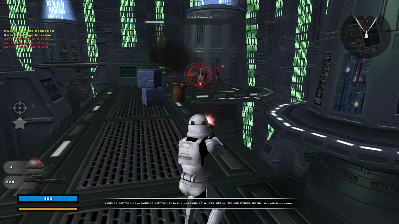 SWBF2 2005: Instant Action Conquest Death Star Empire Gameplay