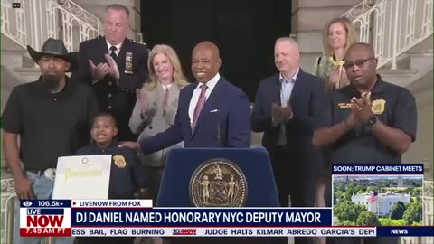 DJ Daniel Sworn In as New York City Honorary Deputy Mayor for Public Safety