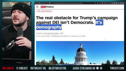 CNN Says Trump Will FAIL Because WHITE PEOPLE Are On The Decline