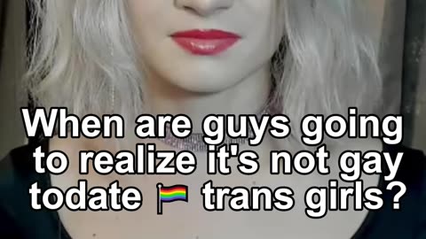 When are guys going to realize it's not gay to date 🏳‍🌈 trans girls?