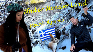 Mount Olympus 🏔 | Winter Wonderland in Greece 🇬🇷