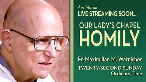 Twenty-second Sunday in Ordinary Time - August 31, 2025 - OLC Sunday HOMILY