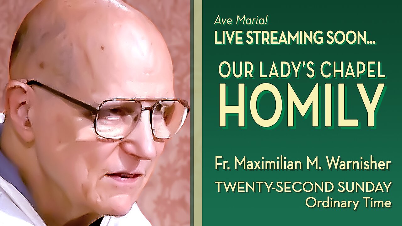 Twenty-second Sunday in Ordinary Time - August 31, 2025 - OLC Sunday HOMILY
