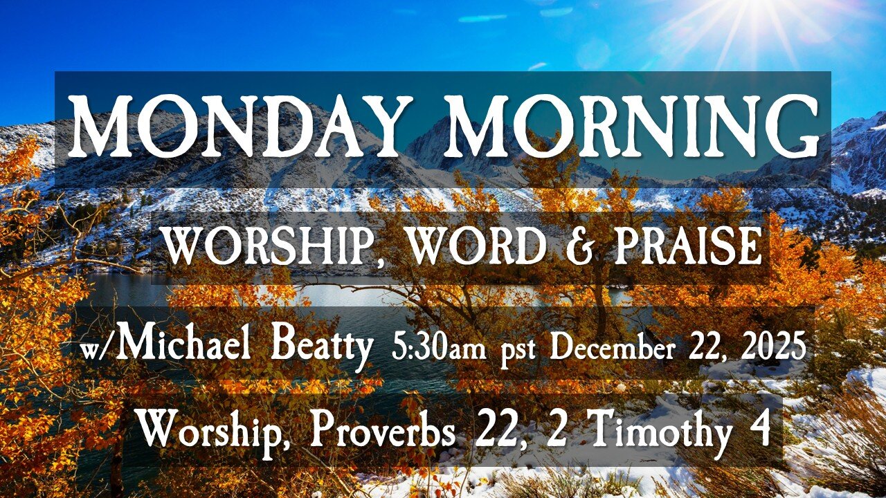 🌤️MONDAY MORNING✝️