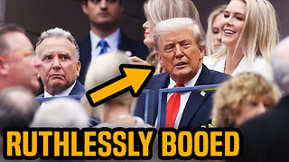 They tried to hide Trump getting BRUTALLY BOOED
