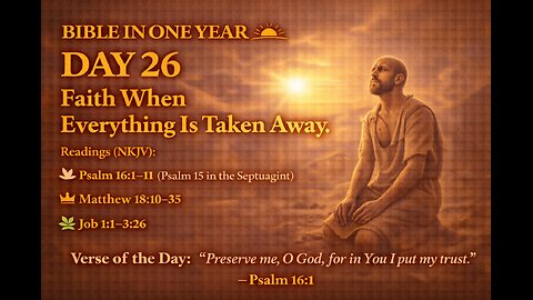 🌅 Day 26 — Faith When Everything Is Taken Away