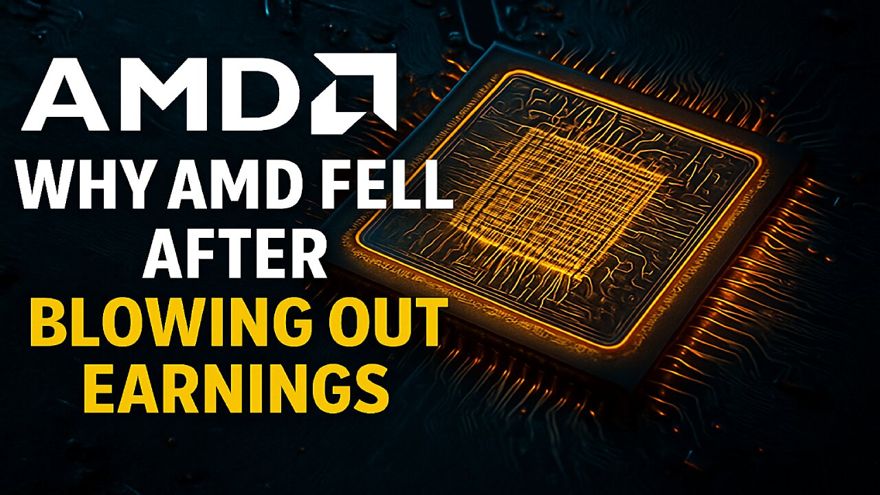 AMD Crushed Earnings… So Why Did the Stock Crash 6%? 🔥