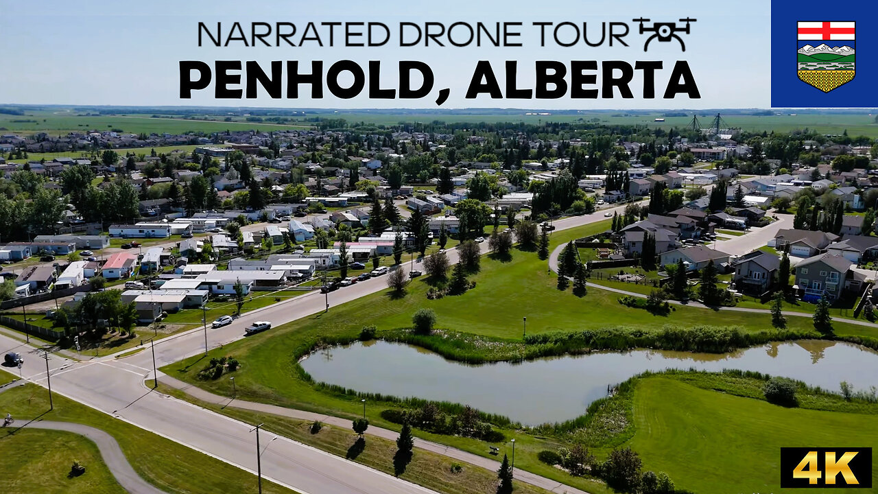 🚁 Penhold, Alberta 🌾 4K Drone