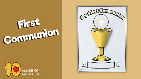 First Communion 3D Craft