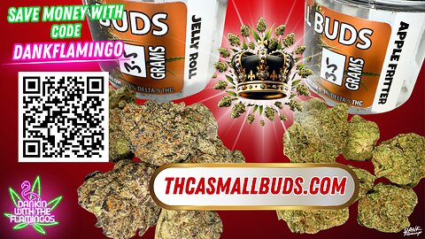 Comparing 3 Strains from THCA Small Buds! Dankin with the Flamingos!!