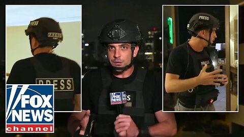 _TAKE COVER__ Sirens sound off as Yingst reports from Tel Aviv
