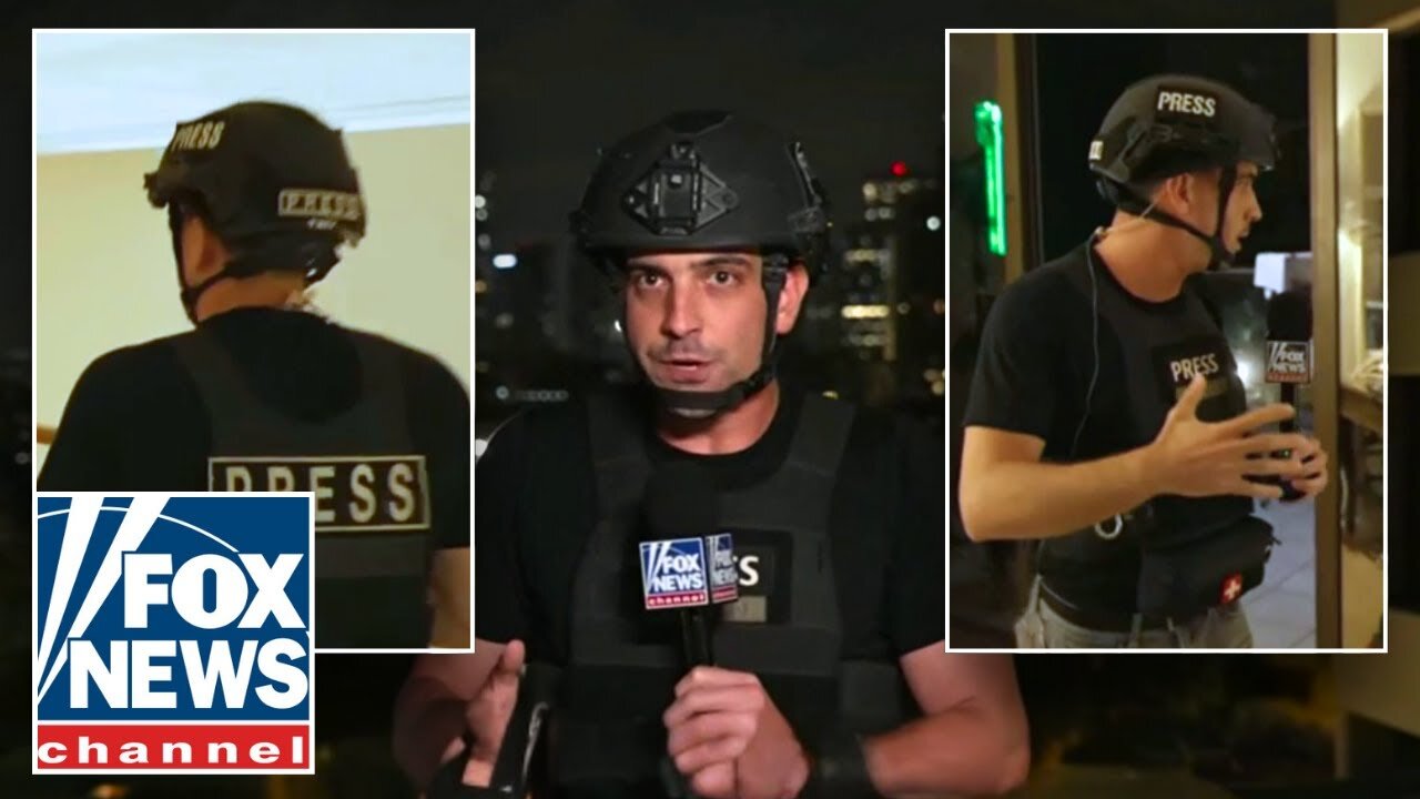 _TAKE COVER__ Sirens sound off as Yingst reports from Tel Aviv