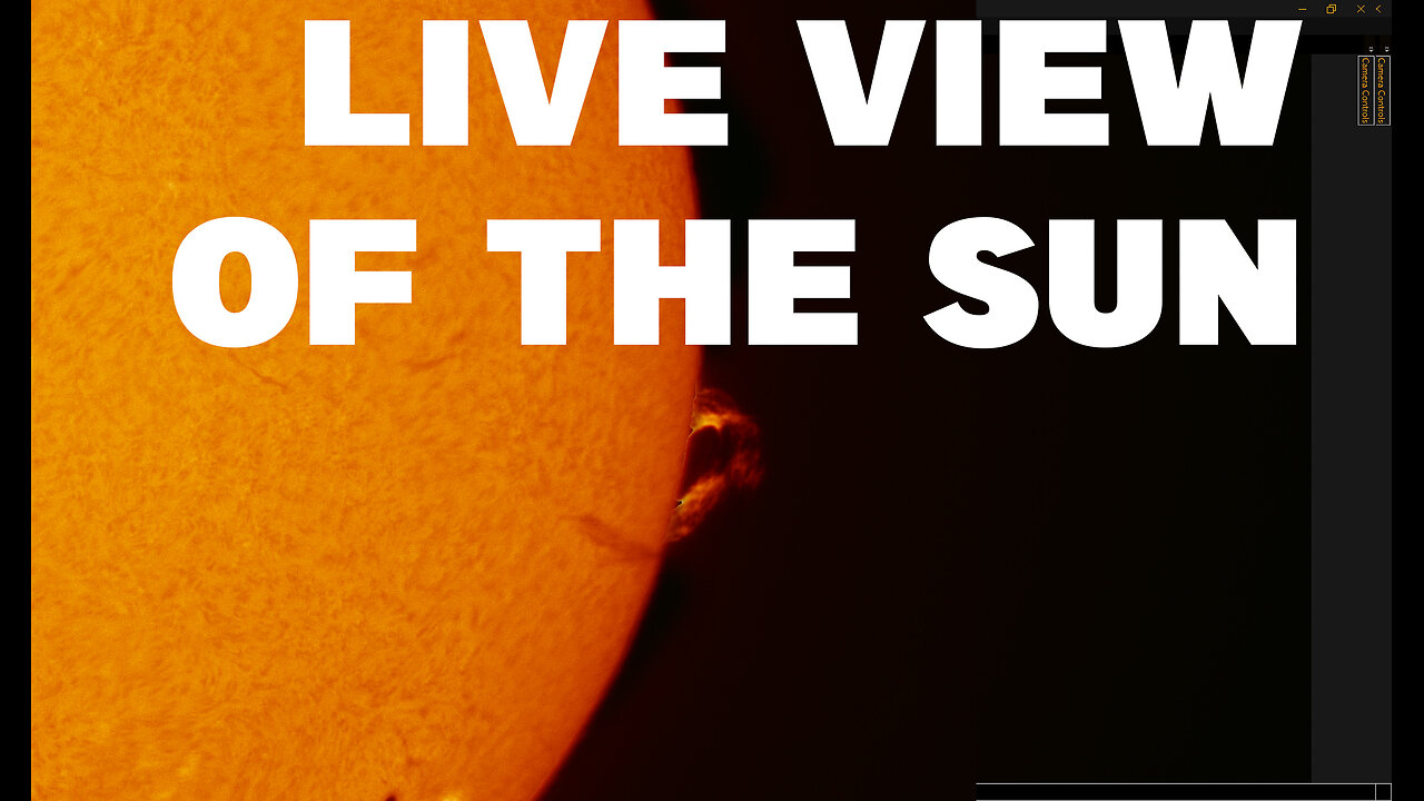 LIVE CLOSE UP VIEWS OF THE SUN
