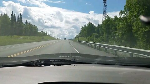 Drive from Kenai to Soldotna, Alaska by kenai Spur Highway. 2017
