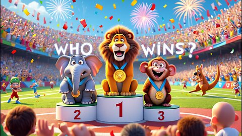 Which_Animal_Wins_the_Gold_Medal_Animal_Olympics_kiii_design