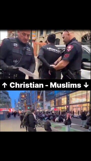Canada Christian pastor arrested for praying on sidewalk, Muslims not for blocking roads.