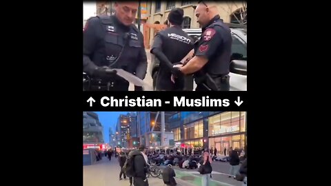Canada Christian pastor arrested for praying on sidewalk, Muslims not for blocking roads.