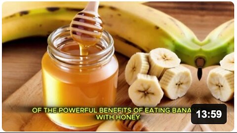 Powerful Benefits of Eating BANANA WITH HONEY Every Day!