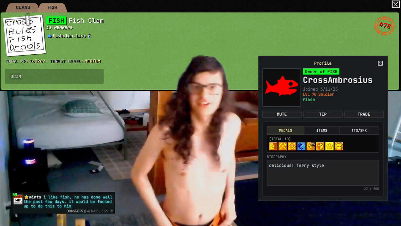 CrossAmbrosius stealing [FISH] clan | Sardine Tin / FTL Streaming