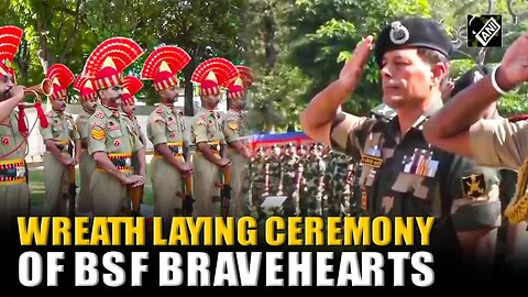 BSF DG Daljit Singh Chawdhary pays tribute to SI Mohammad Imtiaz, Const Deepak Chingakham in Jammu